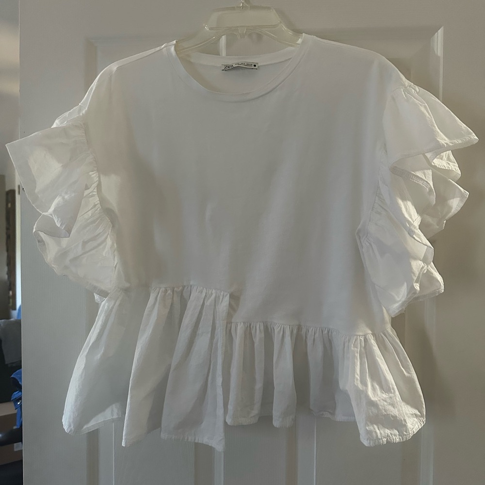 Zara White Top